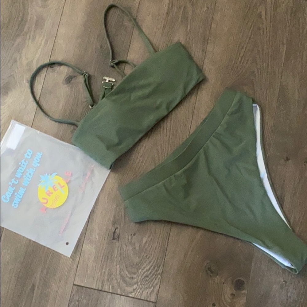 Aurelle CRUSH Dark Sea Green Bikini
